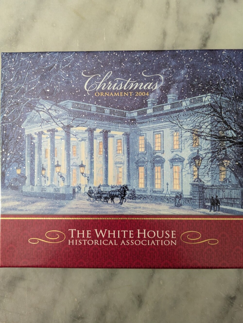 The White House Historical Society 2004 Christmas Ornament Rutherford B Hayes